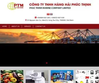 Phucthinhmarine.com(PHUC THINH MARINE CO) Screenshot