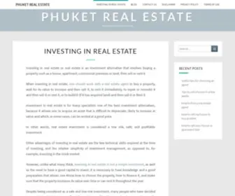 Phuket-Aloha.com(Phuket Real Estate) Screenshot