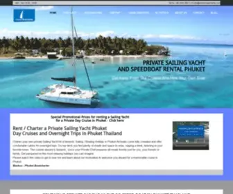 Phuket-Boatcharter.com(Phuket Sailing Yacht) Screenshot