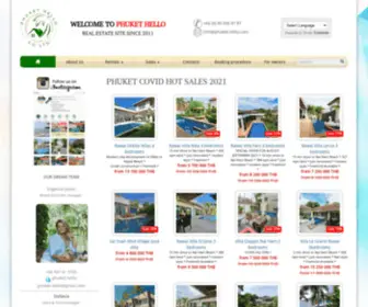 Phuket-Hello.com(Phuket rent sale property villas condominiums apartment) Screenshot