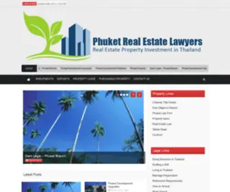 Phuket-Realestate-Lawyers.com(Phuket Lawyer) Screenshot