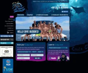 Phuket-Scuba-Club.com(Diving Phuket Scuba Club Thailand) Screenshot