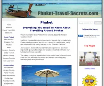 Phuket-Travel-Secrets.com(Phuket Travel Secrets) Screenshot