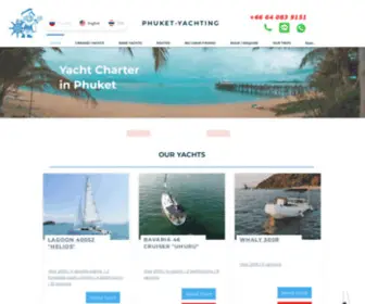 Phuket-Yachting.com(Yachts for rent for sea voyages in Phuket) Screenshot