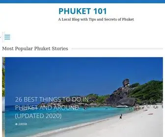 Phuket101.net(PHUKET 101) Screenshot