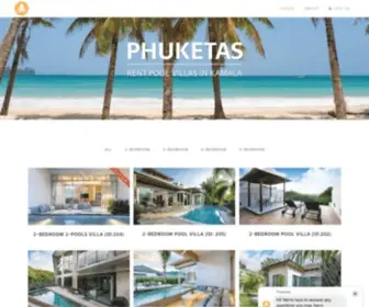 Phuketas.com(Best selection of Pool Villas in Phuket) Screenshot