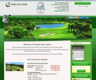 Phuketgolfleisure.com(Golf in Phuket) Screenshot