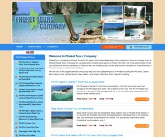 Phukettourscompany.com(Phuket Tours Day Tours by Phuket Tours Company in Phuket Thailand) Screenshot