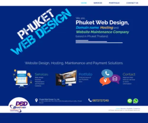 Phuketwebdesigncompany.com(Phuket Web Design Company and Phuket Website designers) Screenshot