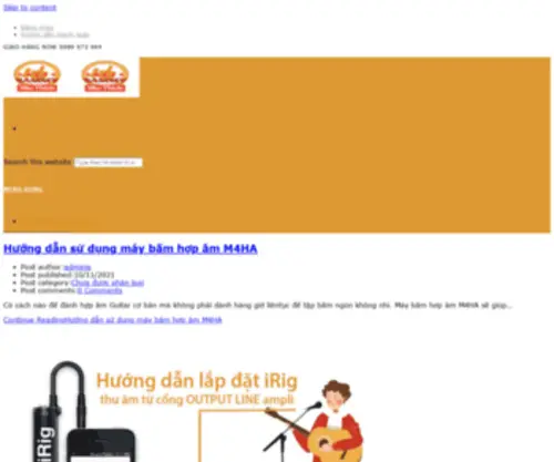 Phukienguitar.com(SAMMY SHOP) Screenshot