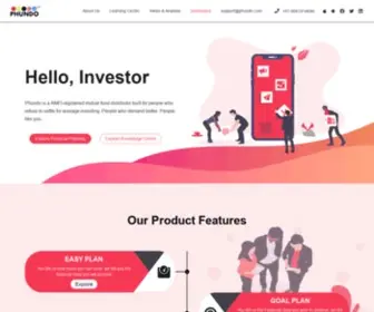 Phundo.com(India's Most Trusted Online Financial Planning Platform) Screenshot