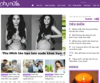 Phunuvagiadinh.com.vn(Phụ) Screenshot