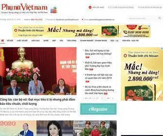 Phunuvietnam.vn(Phụ Nữ Việt Nam) Screenshot