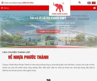 Phuocthanhplastic.com.vn(Công ty TNHH Nhựa Phước Thành) Screenshot