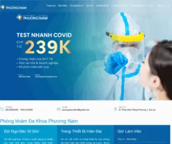 Phuongnamhospital.com(Phòng Khám Đa Khoa Phương Nam) Screenshot