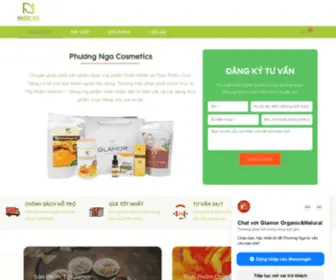 Phuongngacosmetics.com(Mỹ Phẩm Glamor) Screenshot