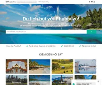 Phuotvivu.com(Tour & Vé tham quan ở Châu Á) Screenshot