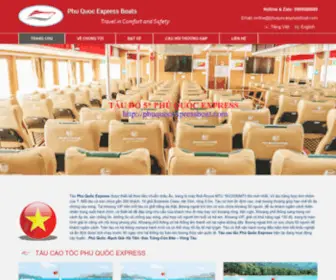 Phuquocexpressboat.com(Tàu Phú Quốc Express 5) Screenshot