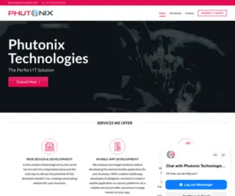 Phutonix.com(Phutonix Technologies) Screenshot