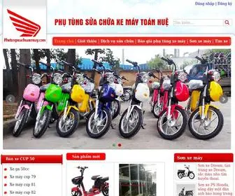 Phutungsuachuaxemay.com(Phụ tùng sửa chữa xe máy Toán Huệ chuyên cung cấp các loại phụ tùng xe máy) Screenshot