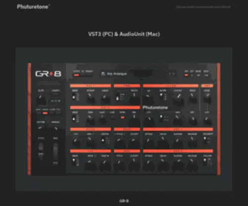 Phuturetone.com(Synth) Screenshot