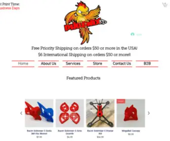 PHX-3D.com(3D Printing) Screenshot