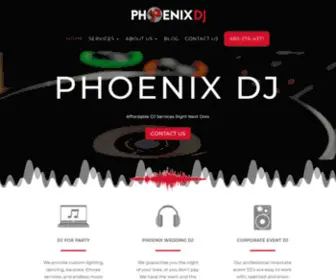 PHXDJ.com(Phoenix DJ) Screenshot