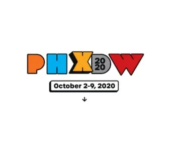 PHXDW.com(PHXDW 2020 presented by AIGA) Screenshot