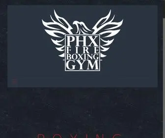 PHxfiregym.com(PHX FIRE BOXING GYM) Screenshot