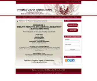 PHXGrpintl.com(Phoenix Group International) Screenshot