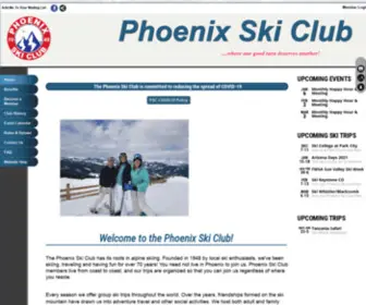 PHXskiclub.org(Phoenix Ski Club) Screenshot