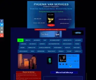 PHxvans.com(Phoenix Van Services) Screenshot