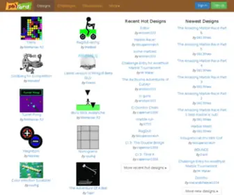 Phyard.com(An indie game design community) Screenshot