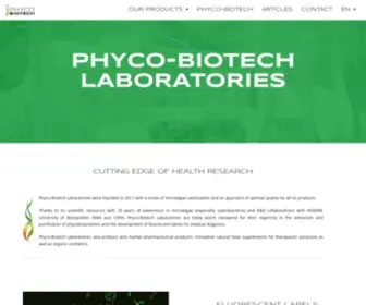 PHyco-Biotech.com(Laboratories Developer of fluorescent labels) Screenshot