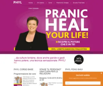 PHYL.org(Pranic Heal Your Life) Screenshot