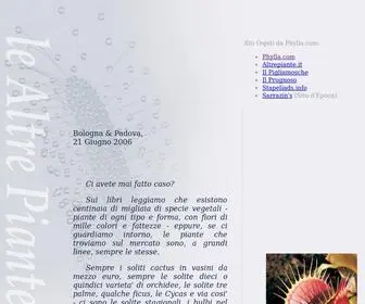 PHYlla.com(Le Altre Piante) Screenshot