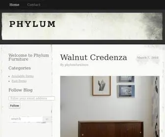 PHylumfurniture.com(Phylum Furniture) Screenshot