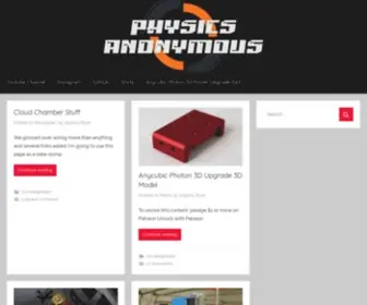 PHysanon.com(Physics Anonymous) Screenshot