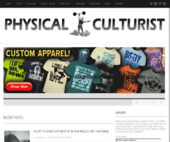 PHysicalculturist.ca(Promotion of physical culture) Screenshot