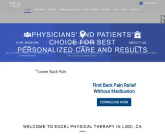 PHysicaltherapylodi.com(Excel Physical Therapy) Screenshot