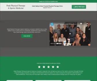 PHysicaltherapyspanishfork.com(Physical Therapy Clinic) Screenshot