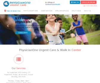 PHysicianoneurgentcare.com(High-quality urgent care) Screenshot