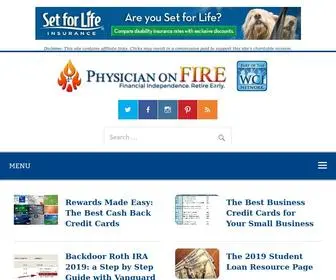 PHysicianonfire.com(Physician on FIRE) Screenshot