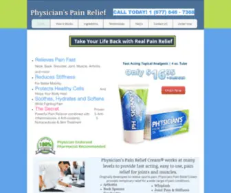 PHysicianspainrelief.com(Home) Screenshot