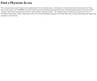 PHysicianusa.org(PHysicianusa) Screenshot