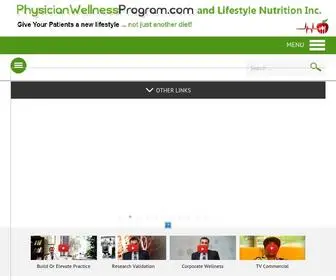 PHysicianwellnessprogram.com(What We Offer) Screenshot