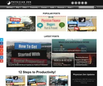 PHysicianzen.com(Physician Zen) Screenshot