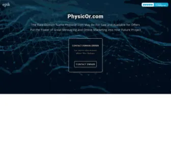 PHysicor.com(Contact with domain owner) Screenshot