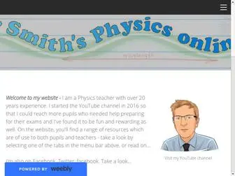 PHysics-Podcast.co.uk(Mr Smith's Physics online) Screenshot