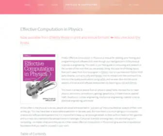 PHysics.codes(Effective Computation in Physics) Screenshot